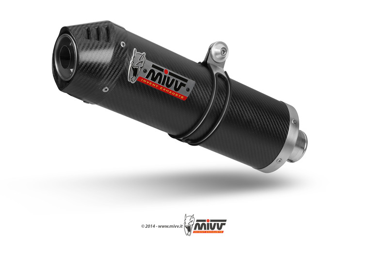 Silencieux MIVV Oval Carbon Cap carbone Honda CBR600RR 