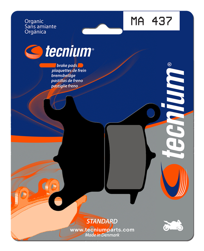 Plaquettes de frein droite TECNIUM organique - ME437 