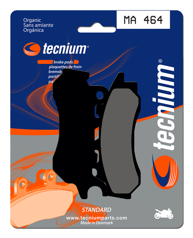 Plaquettes de frein TECNIUM organique - ME464 (pour étrier de frein Nissin) 