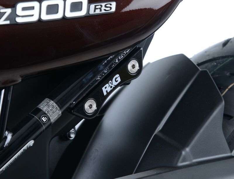 Cache orifice repose-pied gauche R&G RACING noir Kawasaki Z900RS 