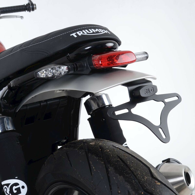 Support de plaque R&G RACING noir Triumph Speed Twin 1200 