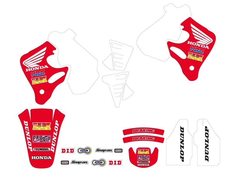 Kit déco TECNOSEL Team Honda 1992 