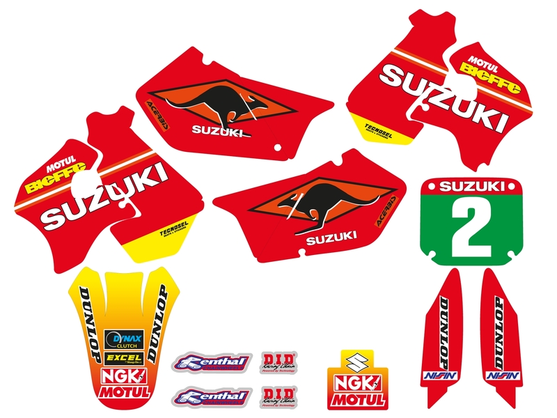 Kit déco TECNOSEL Team Suzuki 1998 