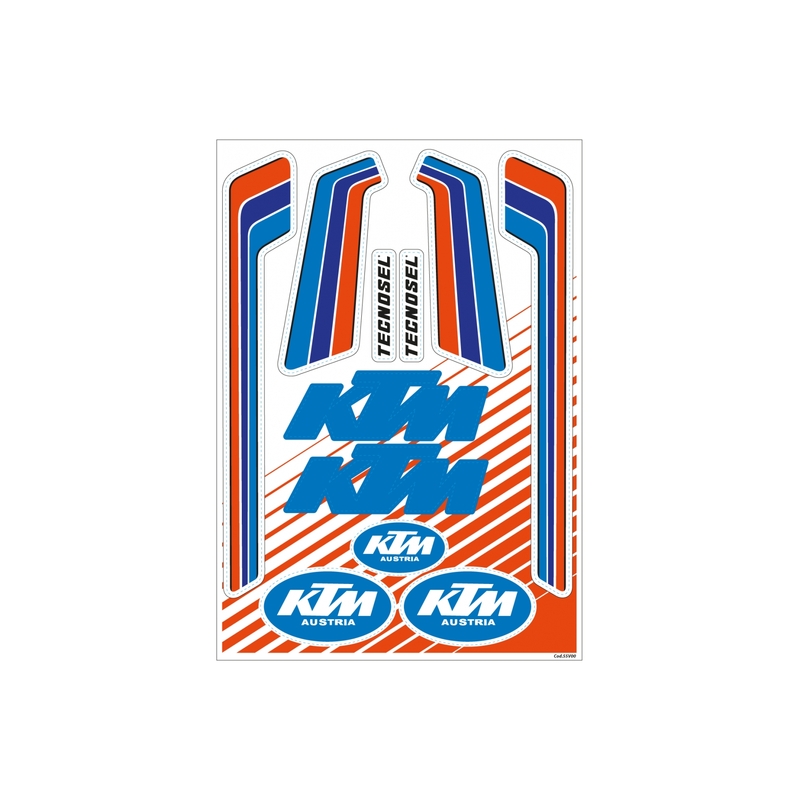 Autocollants TECNOSEL Vintage KTM 