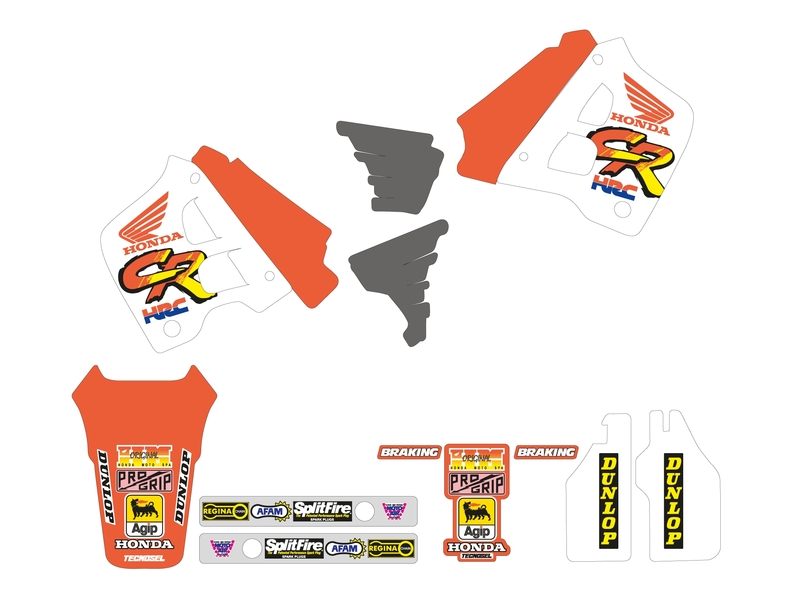 Kit déco complet TECNOSEL Team Honda 1991 