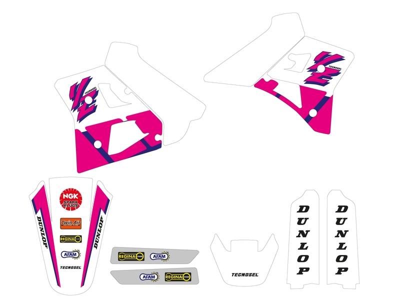Kit déco complet TECNOSEL OEM Yamaha 1992 