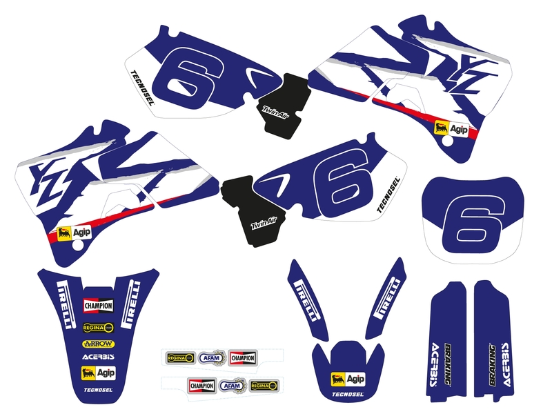 Kit déco complet TECNOSEL Team Yamaha 1998 