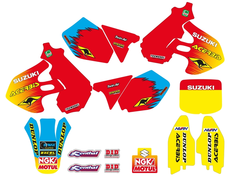 Kit déco complet TECNOSEL Team Suzuki 1999 