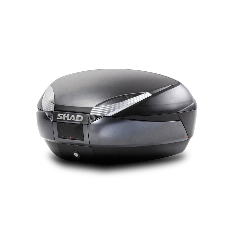 Top case SHAD SH48 DG Dark Grey - gris/noir 