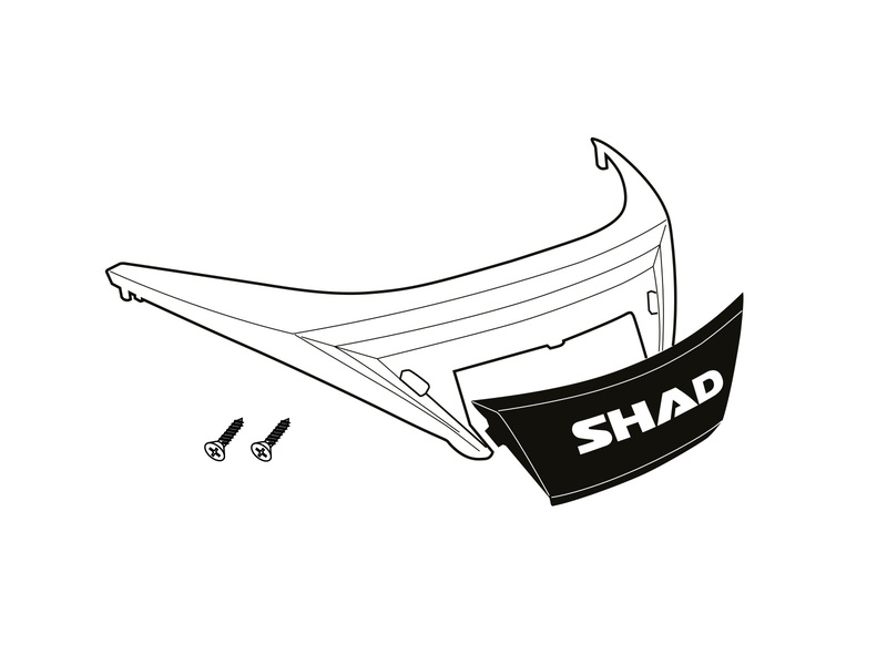 Couvercle de top case SHAD SH34 réfléchissant 