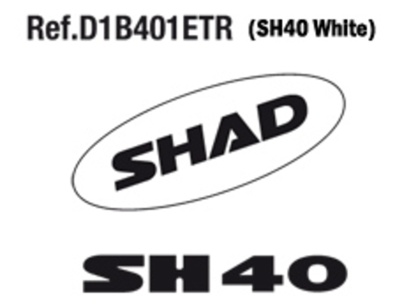 Stickers SHAD SH40 2011 