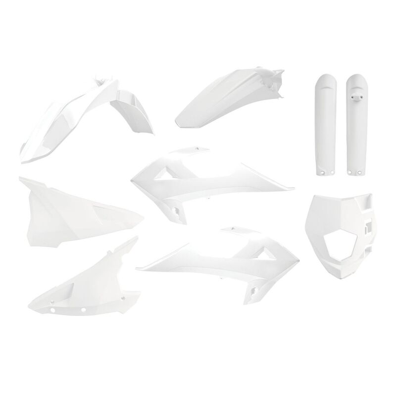 Kit plastiques POLISPORT blanc Gas Gas 