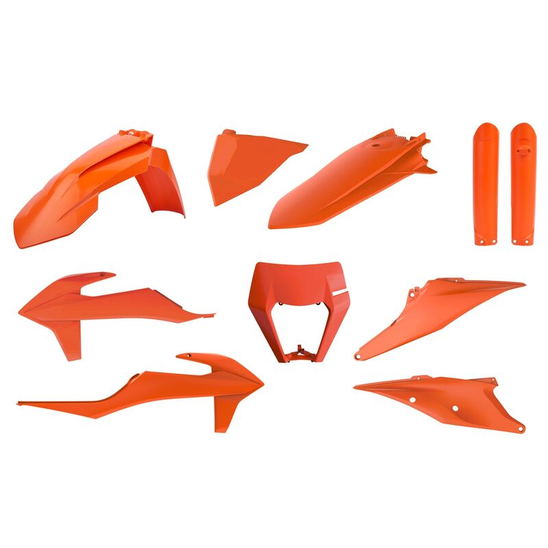 Kit plastiques POLISPORT orange KTM 