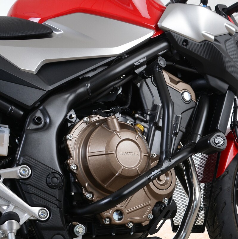 Protections latérales R&G RACING argent Honda CB500 