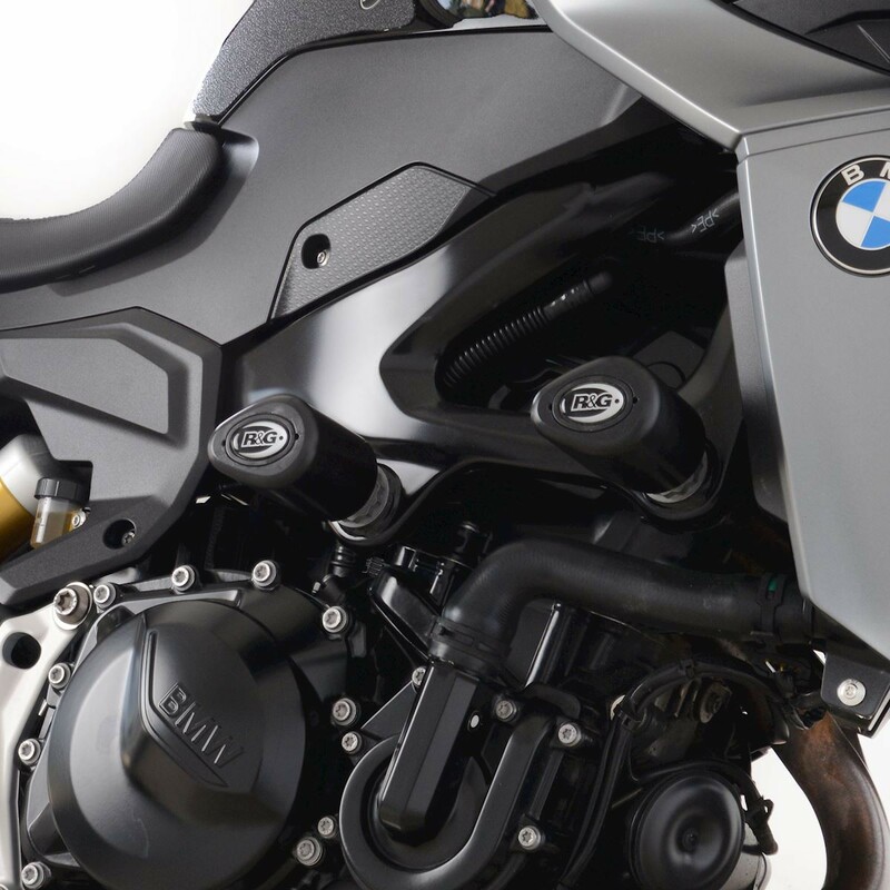 Tampons de protection arrière R&G RACING Aero noir BMW F900R/XR 