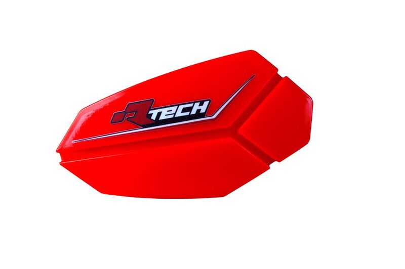 Coque de protège-mains RACETECH R20 rouge fluo E-Bike 