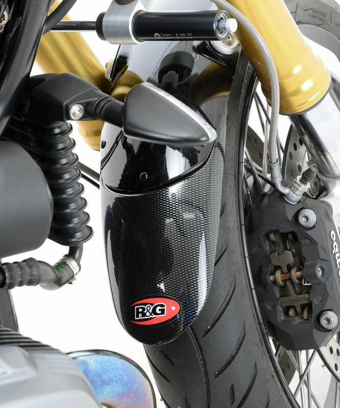 Extension de garde-boue avant R&G RACING effet carbone Kawasaki Versys 1000 