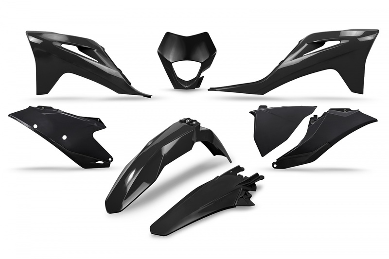 Kit plastiques UFO noir Gas Gas EC