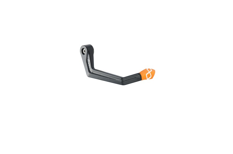 Protection de levier de frein LIGHTECH aluminium 132 mm - orange 