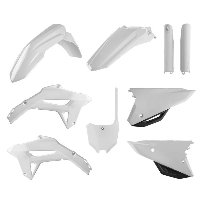 Kit plastiques POLISPORT blanc Honda CRF450R 
