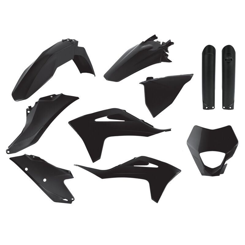 Kit Plastiques POLISPORT noir Gas Gas EC 