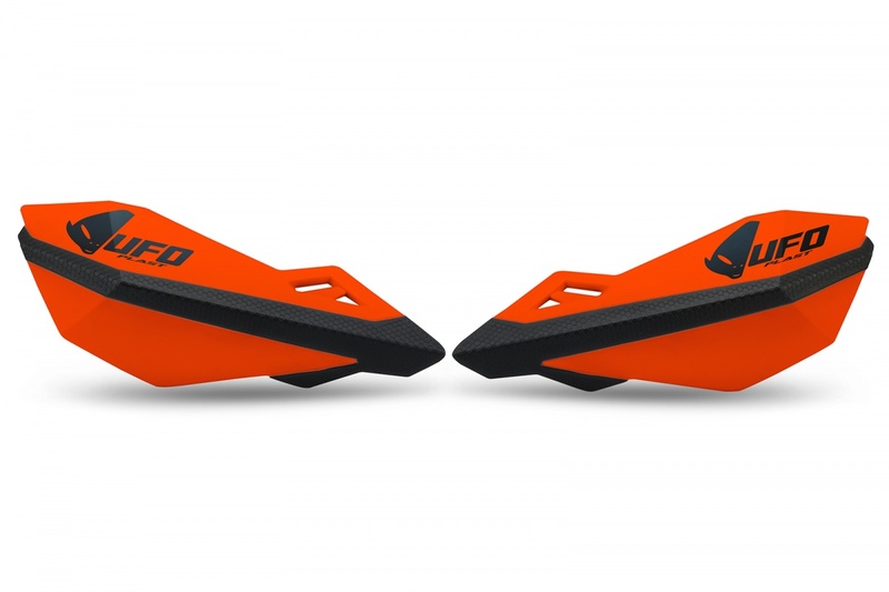 Protège-mains UFO orange fluo KTM 