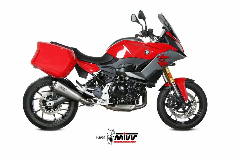 Silencieux MIVV Delta Race Inox/casquette carbone BMW F900XR 