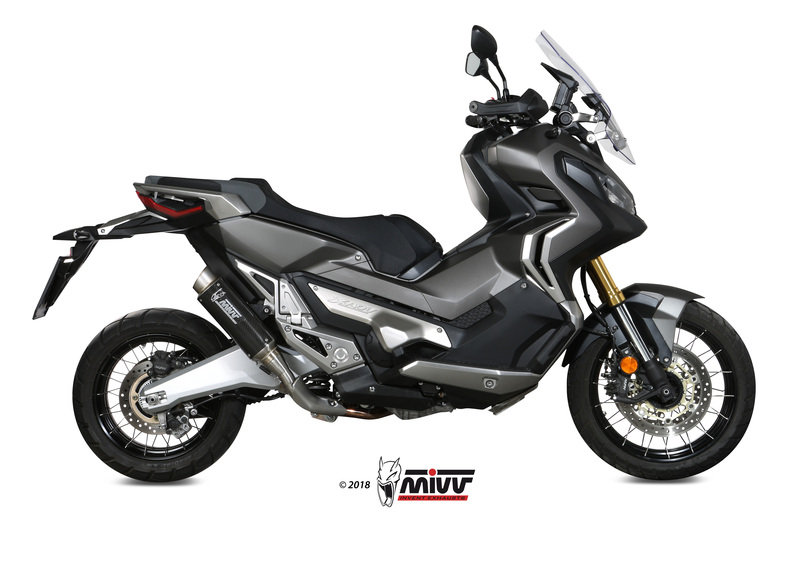 Silencieux MIVV GP Pro carbone/casquette inox Honda X-ADV 750 