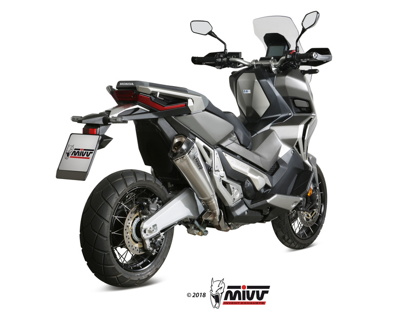 Silencieux MIVV Delta Race inox /casquette carbone Honda X-ADV 750 