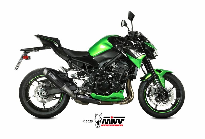 Silencieux MIVV GP Pro carbone/casquette inox Kawasaki Z900 