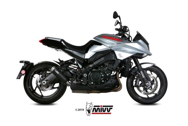 Silencieux MIVV Ghibli Steel Black Suzuki GSX-S1000 