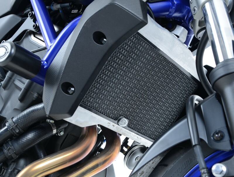 Protection de radiateur R&G RACING titane Yamaha MT-07 