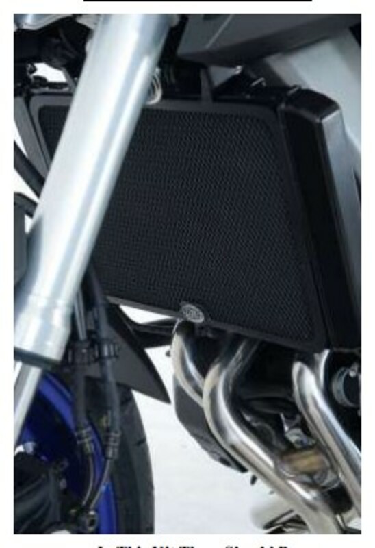 Protection de radiateur R&G RACING noir Ducati Panigale/Streetfighter 