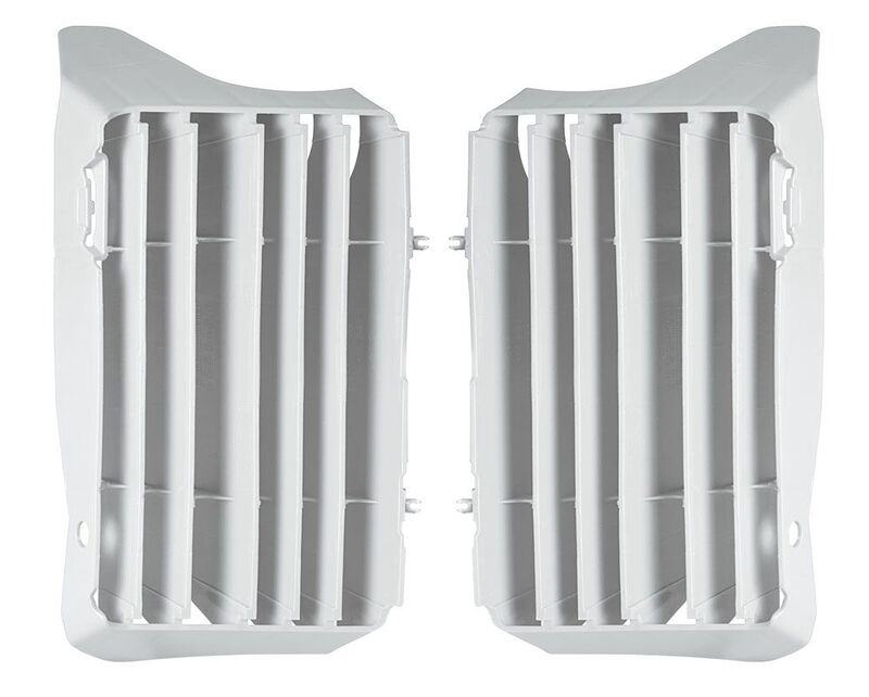 Ouïes de radiateur RACETECH blanc Honda CRF450R 