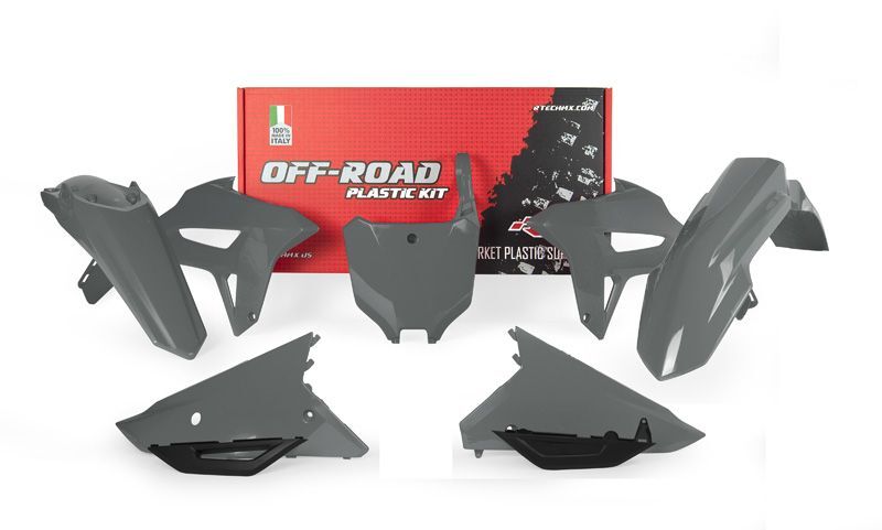 Kit plastiques RACETECH Quantum Grey - Honda CRF450R 