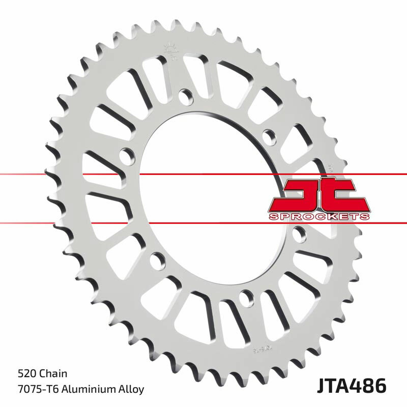 Couronne JT SPROCKETS aluminium ultra-light 486 - 520 