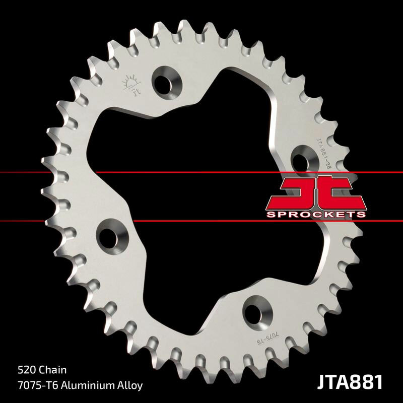 Couronne JT SPROCKETS aluminium ultra-light 881 - 520 