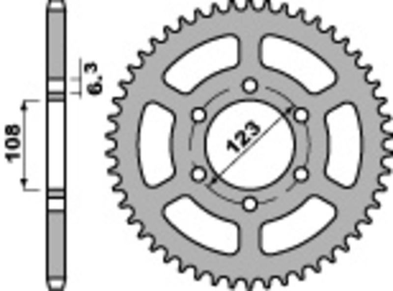Couronne PBR acier standard 4412 - 420 