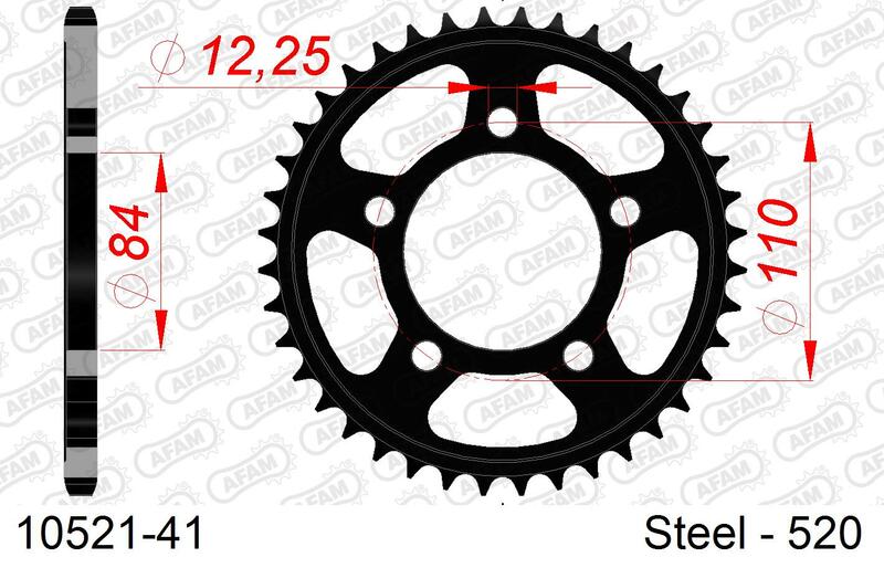 Couronne AFAM Acier Standard - 520 