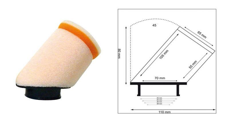 Filtre à air cylindrique TWIN AIR - 158977 