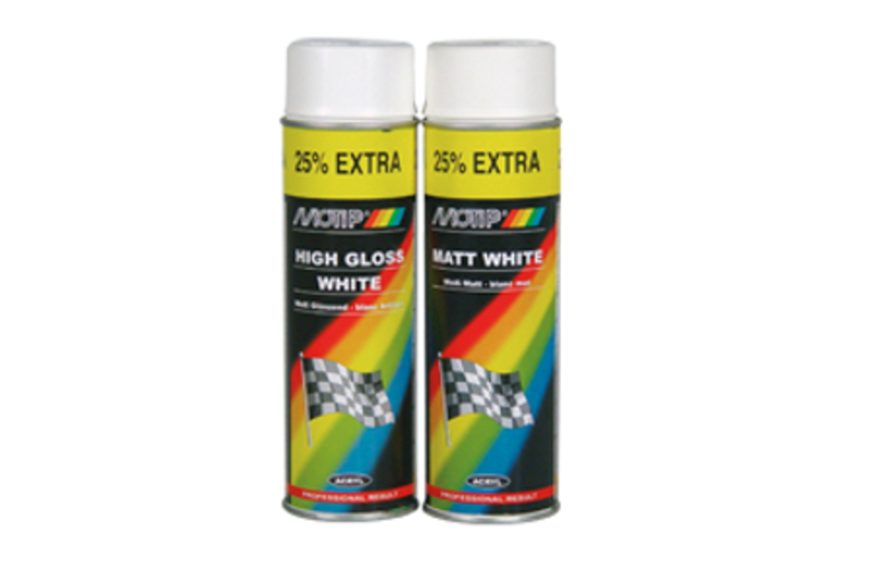 Peinture MOTIP Blanc mat - Spray 500 ml 