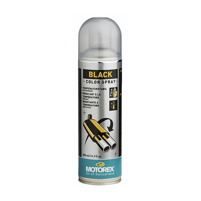 Vernis noir MOTOREX Black Colour Spray - Spray 500 ml 