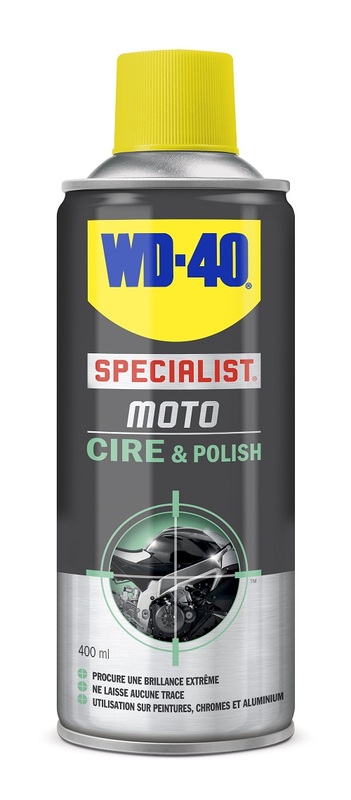 Cire et Polish WD 40 Specialist® Moto - Spray 400 ml 