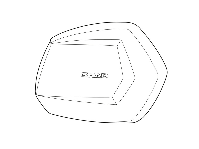 Couvercle Aluminium SHAD Sh35 Droit