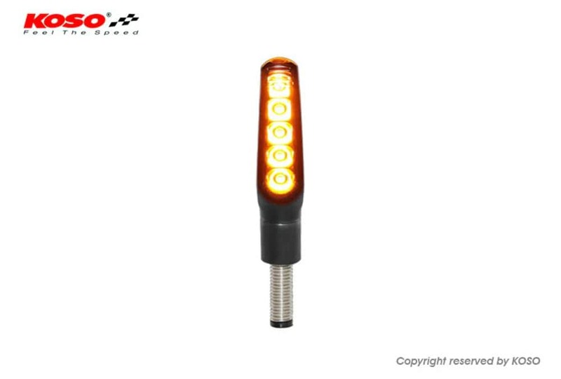 Clignotant Led KOSO GW-01 L'Unite - Noir 