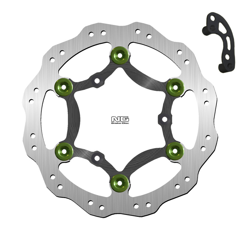 Kit disque de frein Oversize NG BRAKES pétale flottant 