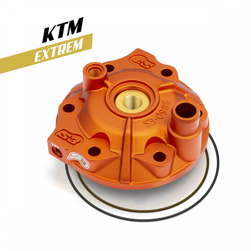 Kit culasse et insert S3 Extreme Enduro basse compression - orange KTM/Husqvarna 