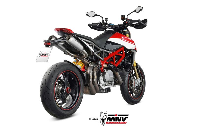 Silencieux double MIVV X-M1 - titane/inox Ducati Hypermotard 950/SP 