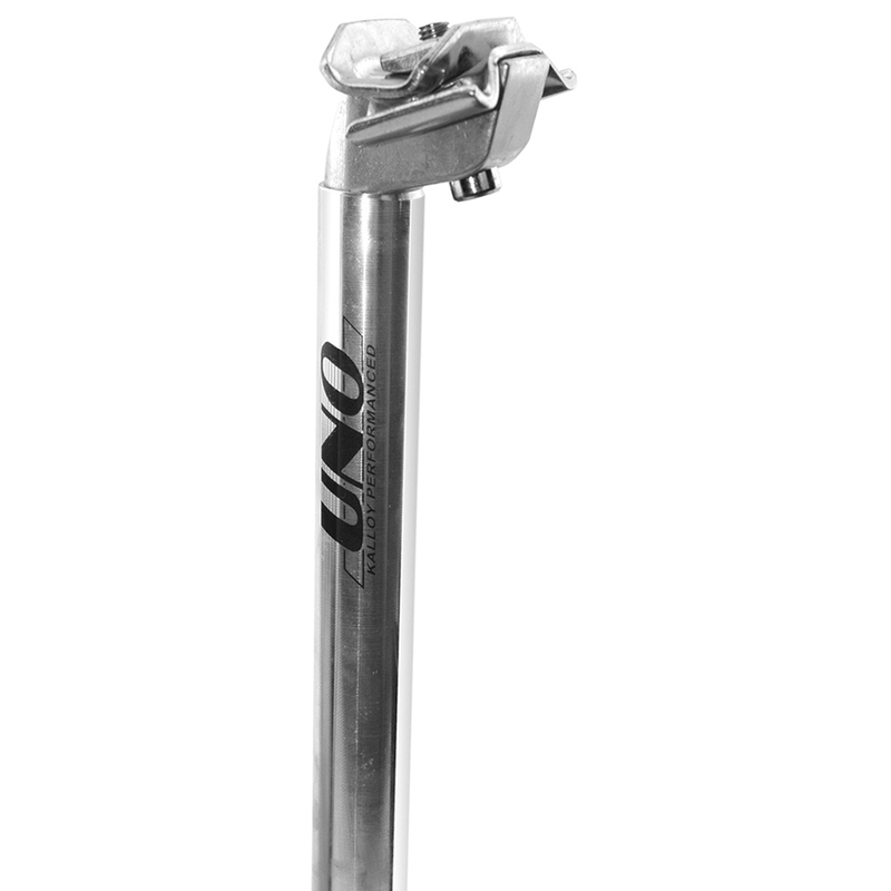Tige de selle vélo UNO TE 379 - 300mm Ø25.4 argent 
