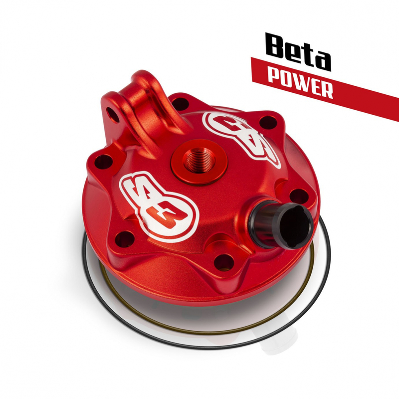 Kit culasse et insert S3 Power haute compression - rouge Beta RR 250 